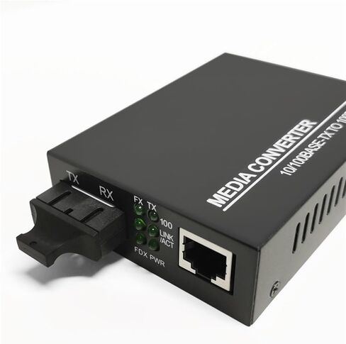 2 TLG-F110SM-2 Rack-Mounted converters 2KM1 Optical 1 Electrical 100M Dual-Fiber Multi-Mode Optical Fiber transceiver in Saudi Arabia