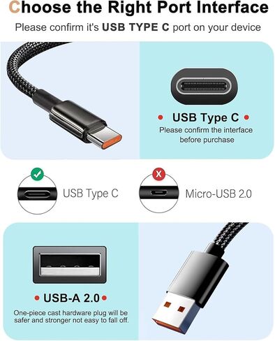 كابل شاحن ميكروفون بودكاست لسلسلة k66 Zealsound/km8/kd9s ، Fifine A6/K688 ، Hyperx Quadcast ، Logitech Yeti GX ، Razer Seiren V3 ، Boya Mini | USB-C شحن سريع 3.3 قدم مضفر in Saudi Arabia