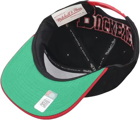 Mitchell & Ness Ohio State University Buckeyes New Retro Back in Action Black Red Era Snapback Hat Cap in Saudi Arabia