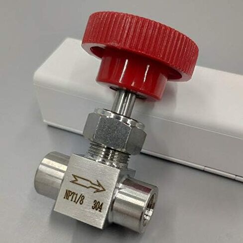 Red handle needle valve 3/8"" 1500PSI NPT Stainless steel For water oil gas in Kuwait