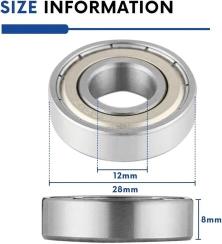 10Pcs Bearing 6000ZZ 10x26x8mmLow Noise Deep Groove 6000 ZZ 2z Ball Bearings(ABEC 1) in Saudi Arabia
