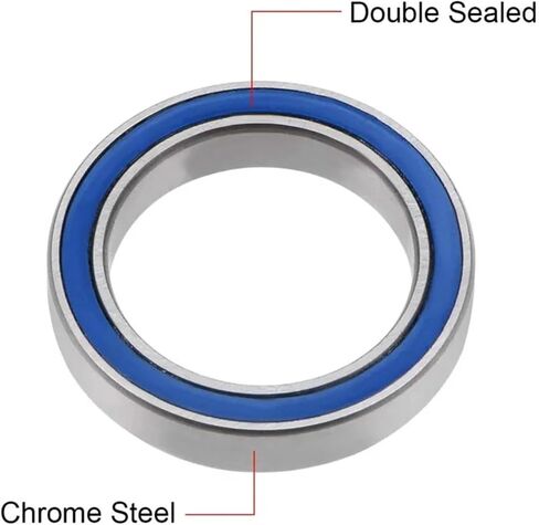 6902RS تحمل 15 × 28 × 7 مم ABEC-3 6902 RS 2RS Ball Bearings 6902-2RS Blue for Bike Hubs Pivot 10pcs (6902-2rs ، ABEC-5_10PCS) in Saudi Arabia