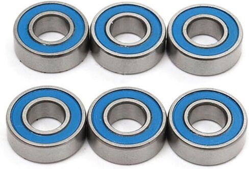 10Pcs MR84-2RS MR84 2RS MR84 RS MR84RS 4x8x3mm Blue Rubber Sealed Miniature Deep Groove Ball Bearing(MR84-2RS_ABEC 5) in Saudi Arabia