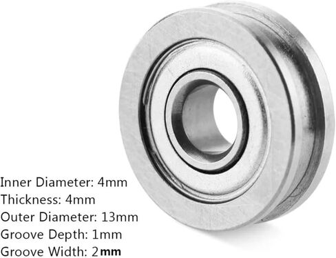 U604ZZ 4x13x4mm Bearings 10Pcs(U604ZZW5) in Saudi Arabia