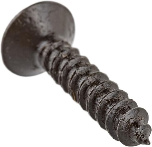 #5 x 5/8" Flat Black Flat Head Phillips Wood Screws - Pack of 25 - Self Tapping Screws for Wood - FH558-SBL in Saudi Arabia