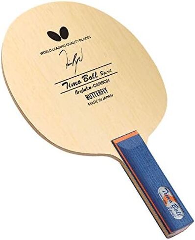 Butterfly Timo Boll Spirit Blade Blade - Arylate -Carbon Fiber Blade - Professional Butterfly Table Tennis Blade - متوفرة في أنماط مقبض FL و ST - مصنوعة في اليابان in Kuwait