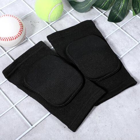 cobee 1 Pair Tandem Volleyball Elbow Pads, Arm Brace Ventilate Sport Elbow Protector Strap, Black Elbow Pads Arm Pads With Padded Soft Support Cushion for Men And Women in Saudi Arabia