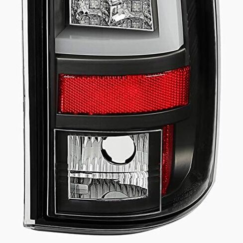 AKKON - For 2003-2006 Silverado 05-07 Silverado Hybrid Pickup Truck Red Clear V2 LED Tail Lights Brake Lamps Pair in Saudi Arabia