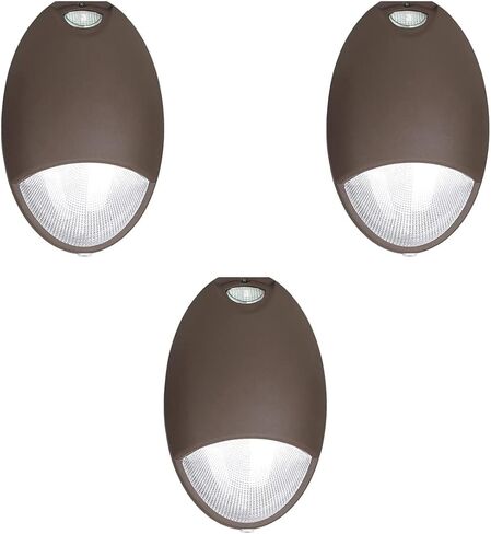 LED ضوء الطوارئ مع النسخ الاحتياطي للبطارية والضوء ، وتشخيصات الاختبار الذاتي ، وجدار الطوارئ LED في الهواء الطلق ، 12W 100-277VAC UL-924 موقع IP65 مقاومة للحرائق IP65. in Kuwait