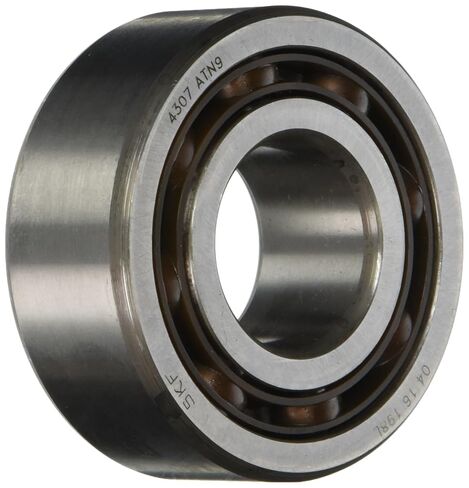 SKF 4202 ATN9 Double Row Ball Bearing, Deep Groove Design, ABEC 1 Precision, Open, Plastic Cage, Normal Clearance, 15mm Bore, 35mm OD, 14mm Width, 17000 rpm Maximum Rotational Speed, 1688.0 pounds Static Load Capacity, 2678.00 pounds Dynamic Load Capacity in Saudi Arabia