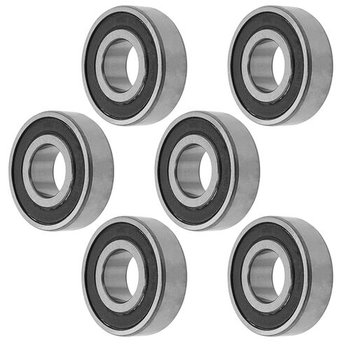 Caltric 6203RD 6203-2RS Two Side Rubber Sealed Ball Bearings 17x40x12 mm in Kuwait