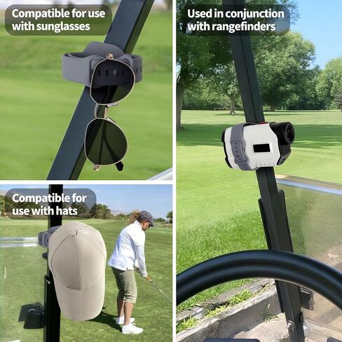 Rangefinder Magnetic Strap for Golf - Adjustable Range Finder Holder with Strong Magnet & Silicone, Universal Magnetic Strap for Golf Cart Rail/Bar/Frame, Easy Access & Clean in Kuwait