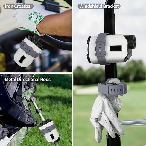 Rangefinder Magnetic Strap for Golf - Adjustable Range Finder Holder with Strong Magnet & Silicone, Universal Magnetic Strap for Golf Cart Rail/Bar/Frame, Easy Access & Clean in Kuwait