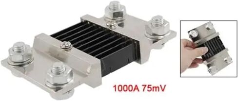 FL-2 Current Meter Shunt Resistor Resistance for DC Ammeter 1000A 75mV DC Current Shunt Resistor 1Pcs in Saudi Arabia