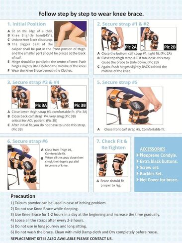 Z1 K2 Comfortline قسوة الركبة المصفاة للرجال والنساء - دعم الركبة لـ ACL ، MCL ، LCL ، PCL ، الإصابات الرباطية والرياضية ، ألم التهاب المفاصل ، المسيل للدموع والتهاب المفاصل المعتدل (S12) in Kuwait