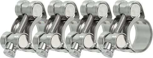 Patikil 60-63mm مشبك خرطوم T-Bolt ، 4 حزمة المبرد أنبوب أنبوب المبرد 304 مشبك خرطوم الرادياتير الفولاذ المقاوم للصدأ لمدة 2.36 "-2.48" أنبوب in Kuwait