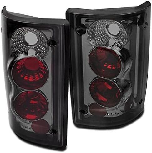 Tail Brake Lights Lamps Black Compatible with 1995-2006 Ford Econoline Van E-Series / 2000-2006 Excursion in Kuwait