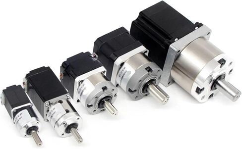 28 * 52mm Nema11 Mini Planetary Gearbox Gear Stepper Motor Output Torque 0.37Nm-4Nm 1.8 Degree 0.67A Load 100N Planetary Gear(3.7,Nema11 28x25mm) in Saudi Arabia