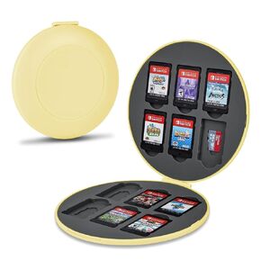 حافظة ألعاب سويتش لجهاز نينتندو سويتش/ لايت/ أوليد، حافظة خرطوشة تخزين محمولة لبطاقة تخزين الألعاب مع 16 فتحة لبطاقة الألعاب و16 فتحة لبطاقة SD الصغيرة، بطانة من السيليكون وإغلاق مغناطيسي، غلاف صلب in Kuwait