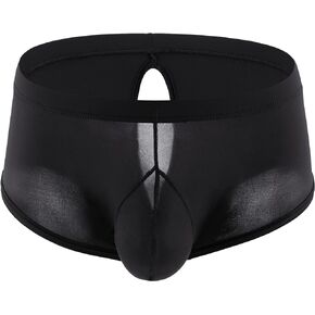 1 ONEFIT Mens Underwear Small Flat Corner Pants Solid Ice Silk Summer Sports Stretch Underwear for Young Students