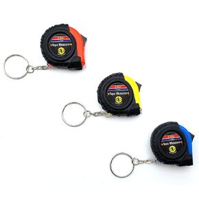 Mini Tape Measure 3 Pack - Small, Pocket Size 3 Foot Tape Measure with Keychain - Inches & Centimeters - 1 m Kids Measuring Tape Retractable - Colors May Vary - Daily Living Products