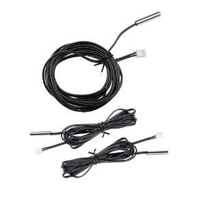 diymore 10K Temperature Sensor Probe 10K 2Meter Temperature Probe,3PCS Stainless Steel 3950 NTC Waterproof Temp Sensor Probe, Digital Temperature Transmitter Extension Cable