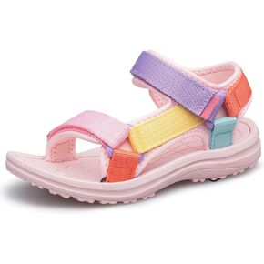 vibdiv Boys Girls Sandals Open-Toe Summer Outdoor Unisex Child Sport Sandals Athletic Lightweight(Toddler/Little Kid/Big Kid)
