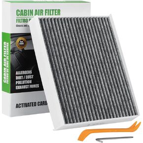 FL3Z19N619A(CF12150) Cabin Air Filter w/Activated Carbon Compatible with Ford F-150 2015-2023, F-250 Super Duty/F-350 Super Duty/F-450 Super Duty/F-550 Super Duty 2017-2024,EXPEDITION 2018-2024.