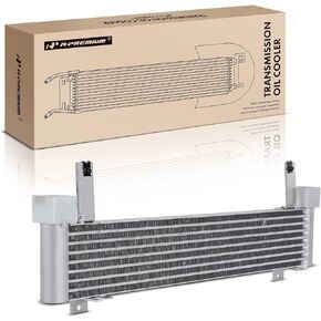 A-Premium Transmission Oil Cooler Compatible with Chevrolet Silverado 2500 HD 2007-2010, Silverado 3500 HD 2007-2010 & GMC Sierra 2500 HD 2007-2010, Sierra 3500 HD 2007-2010, 6.6L, Turbocharged