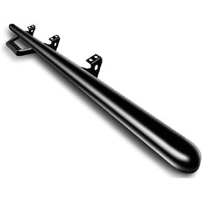 N-Fab Nerf Steps for Jeep Wrangler JK | Wheel-to-Wheel, Heavy Duty Steel, Textured Black | J0746 | Fits 2007-2011 Jeep Wrangler JK 2 Door All, SRW Gas