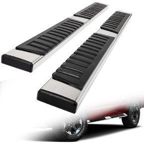 SCITOO Running Boards Fit for Crew Cab 2019-2023 for Ram 1500 6.4 Inch Stainless Steel Step Rails Rock Sliders