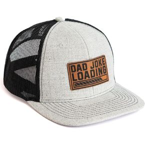 Gifts for Dad for Dad - Hat with Leather Patch for Dad from Children - Dad Cap