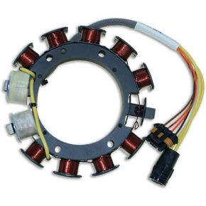 CDI Electronics 173-4849 Johnson/Evinrude Stator - 4 Cyl. 20 Amp (1995-2006)