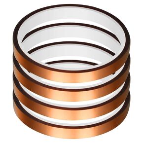 FEPITO 6 Rolls Heat Tape for Heat Press Resistant Temperature Polyimide Tape,Ideal Solution for Heat Transfer,Sublimation,Heat Vinyl Press,3D Printing Electronics,Soldering,Circuit Board and More