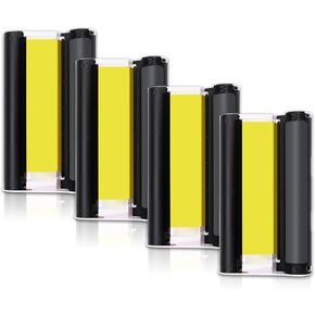 Oozmas Compatible Ink Cartridges Replace for Canon Selphy Ink for Selphy CP1300 CP1500 CP1200 CP1000 CP910 CP900 Photo Printers KP-108IN KP108 Selphy Color Ink Cassette Refill 4x6 Inch (Without Paper)