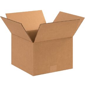 Aviditi HD12128DW Heavy-Duty Double Wall Corrugated Cardboard Box 12" L x 12" W x 8" H, Kraft, for Shipping, Packing and Moving (Pack of 15)