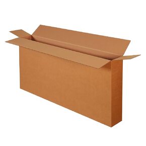 BFHD54828FOL Cardboard Bike Boxes, 54" x 8" x 28", Side Loading Corrugated, for Moving, Shipping, Package or Storage, Kraft (Pack of 5)