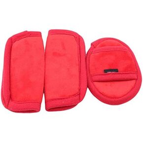 3Pack Seatbelt Pillow Car Seat Belt Covers for Kids, Adjust Vehicle Shoulder Pads Safety Belt Protector Cushion Plush Soft Auto Seat Belt Strap Cover Headrest Neck Support for Children Baby