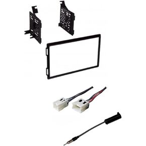 Double Din Car Stereo Install Dash Kit Combo Made for 2005 2006 2007 Nissan Frontier