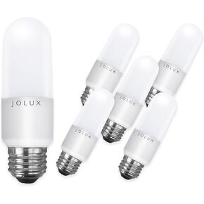 مصابيح LED عصا، مصابيح LED مكافئة 60 وات، 800 لومن، 2700 كلفن أبيض ناعم، لمبة e26، غير قابلة للتعتيم، تصنيف تركيبات مغلقة، 6 قطع (عبوة من 1)... in Kuwait