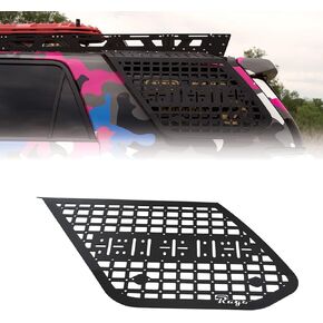 Rago Fabrication Exterior Molle Storage Panels for 2010-2023 Toyota 4Runner 5th gen | Driver Side Panel | Prinsu Rack Compatible | SUV Rear Storage | Made in The USA (Driver Side)