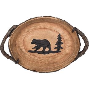 صينية الدب على شكل كابينة من البوليريسين المزخرفة على طراز عيد الميلاد in Kuwait