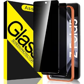[2 Pack Privacy Screen Protector for Samsung Galaxy Z Fold 5,9H Hardness Tempered Glass Front Screen Protector for Samsung Galaxy Z Fold 5,Anti-Scratch Case Friendly Accessories Bubble Free