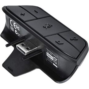 محول سماعة رأس ستيريو Bosmarlin متوافق مع وحدة تحكم Xbox One وXbox Series X|S - ضبط توازن الصوت (صوت اللعبة والدردشة الصوتية)، مستوى الصوت، الميكروفون مباشرة (أسود) in Kuwait