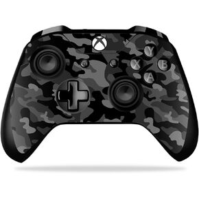 MightySkins Skin Compatible with Microsoft Xbox One X Controller - Black Camo | Protective, Durable, and Unique Vinyl Decal wrap Cover | Easy to Apply, Remove, and Change Styles | Made in The USA