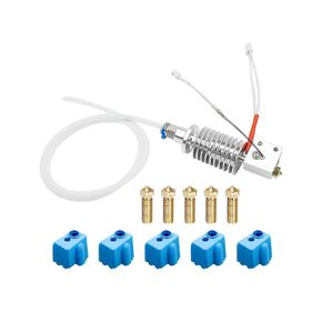 Upgraded 3D Printer Extruder Hotend Kit Fit for Anycubic Kobra Max, Print Head Hot End with NTC100K Thermistor & 10 Silicone Socks & 10 0.4mm Brass Nozzles, Support High-Speed Printing, 2Pcs