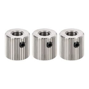 uxcell MK7/MK8 Drive Gear Extruder Driver Feeder Gear 40T 5mm Bore 3pcs