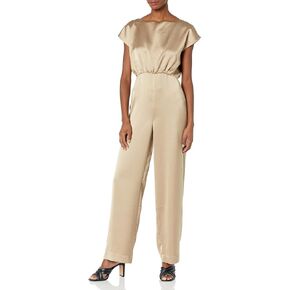 Trina Turk womens Wide Leg Satin JumpsuitJumpsuit