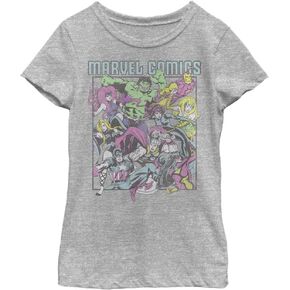 Marvel Little, Big Classic Gen Pop Avengers Girls Short Sleeve Tee Shirt
