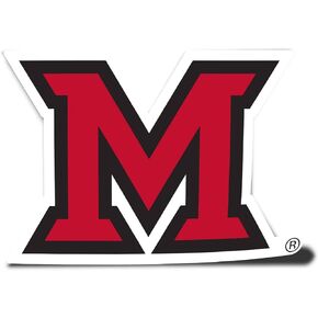 Desert Cactus Miami University Ohio Redhawks Vinyl Decal Laptop Water Bottle Car Scrapbook Sticker (IND 1)